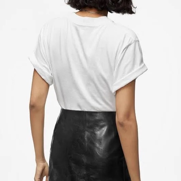 Anine Bing Sally Leather Miniskirt - Picture 3 of 11